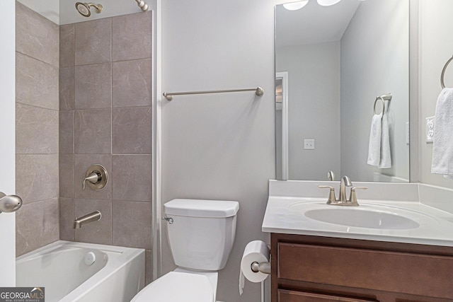 4815 Edgemoore Trce, Cumming, GA 30040 - bathroom featuring vanity and bathtub / shower combination