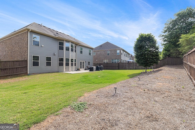 4815 Edgemoore Trce, Cumming, GA 30040 - rear view of property with a patio and a fenced backyard