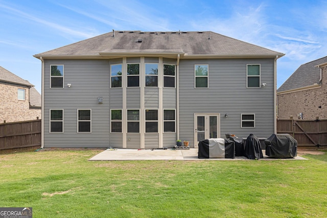 4815 Edgemoore Trce, Cumming, GA 30040 - rear view of property with a patio and a fenced backyard