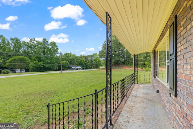1766 Washington Hwy, Elberton, GA 30635 - view of patio / terrace featuring view of scattered trees