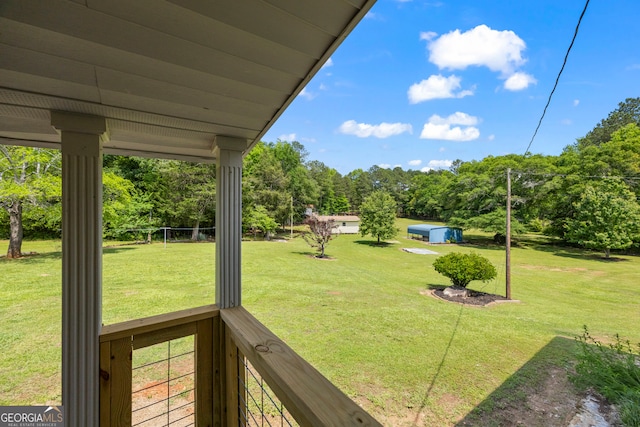 1766 Washington Hwy, Elberton, GA 30635 - view of grassy yard with view of scattered trees