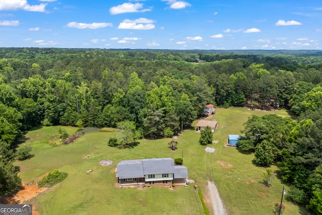 1766 Washington Hwy, Elberton, GA 30635 - bird's eye view of a heavily wooded area
