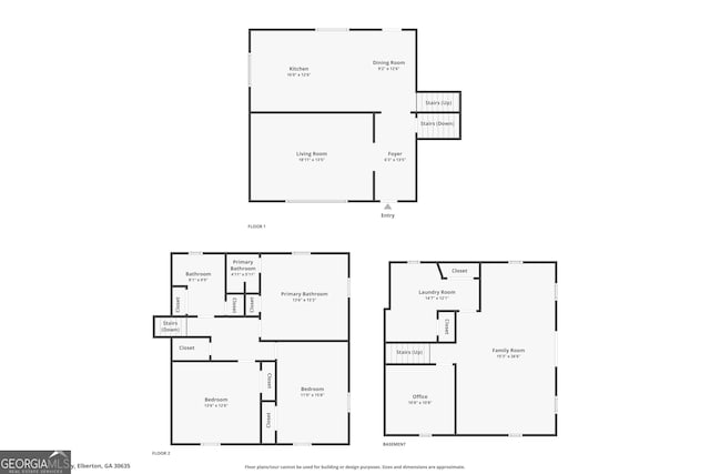 1766 Washington Hwy, Elberton, GA 30635 - room layout
