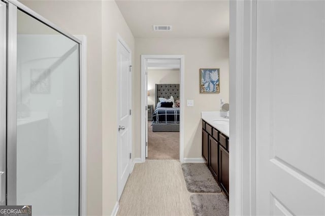 104 Auburn Xing, Auburn, GA 30011 - full bathroom with vanity, a shower stall, and ensuite bath