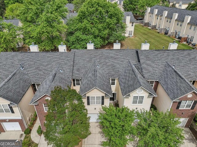7077 Biltmore Trce, Lithonia, GA 30058 - aerial perspective of suburban area