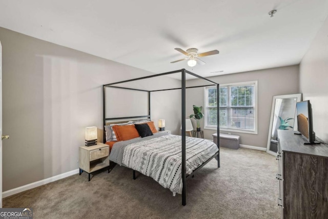 7077 Biltmore Trce, Lithonia, GA 30058 - bedroom featuring carpet floors and ceiling fan