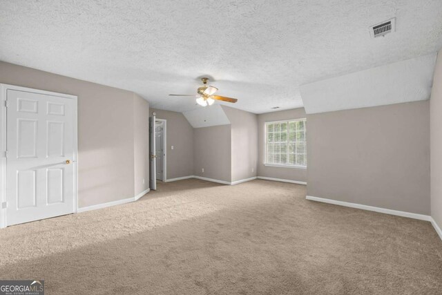 470 Piney Way SW, Atlanta, GA 30331 - bonus room with carpet flooring, ceiling fan, baseboards, and a textured ceiling
