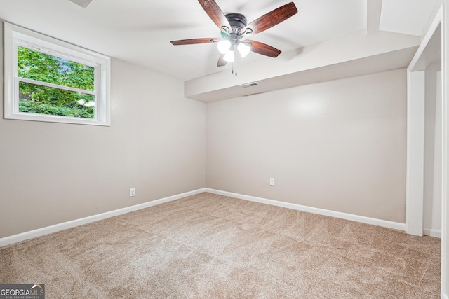 2771 Smithsonia Way, Tucker, GA 30084 - carpeted spare room featuring a ceiling fan and baseboards