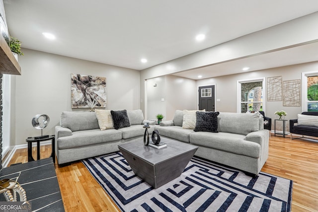 2771 Smithsonia Way, Tucker, GA 30084 - living room with wood finished floors and recessed lighting