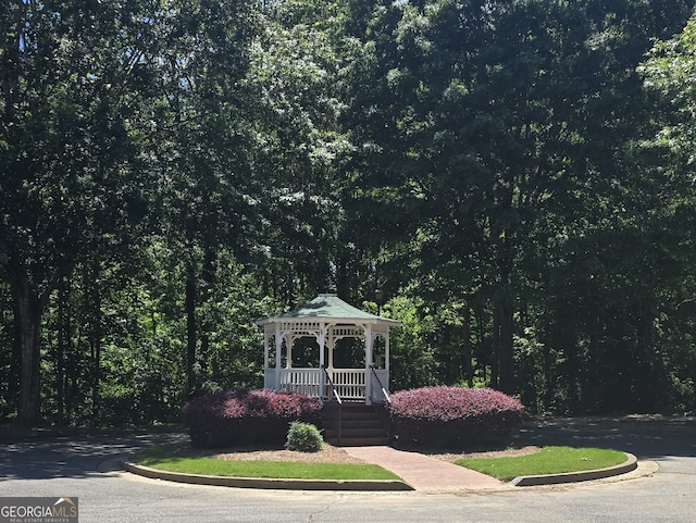 4677 Liberty Square Dr, Acworth, GA 30101 - view of home's community with a gazebo and a forest view