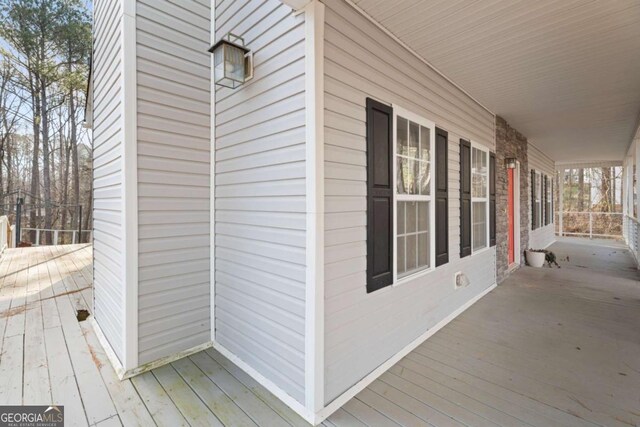1645 Four Notch Rd, Carrollton, GA 30116 - view of wooden porch