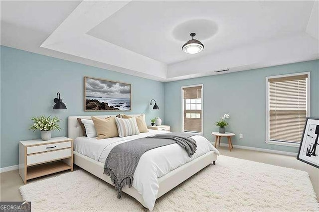 152 Maxton Ave, Dallas, GA 30132 - bedroom with a raised ceiling and baseboards