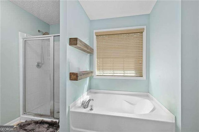 152 Maxton Ave, Dallas, GA 30132 - bathroom with a shower stall and a garden tub