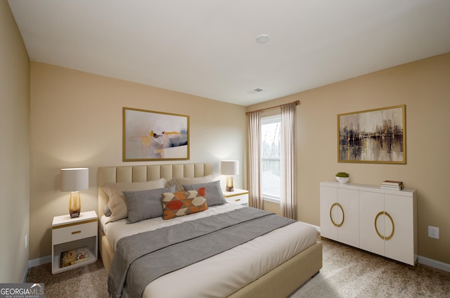 8555 Scenic Ridge Way, Ball Ground, GA 30107 - carpeted bedroom with baseboards