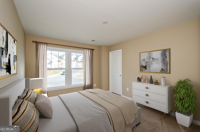 8555 Scenic Ridge Way, Ball Ground, GA 30107 - bedroom featuring dark colored carpet and baseboards