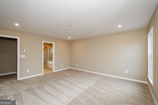 8555 Scenic Ridge Way, Ball Ground, GA 30107 - empty room with light carpet, recessed lighting, and baseboards