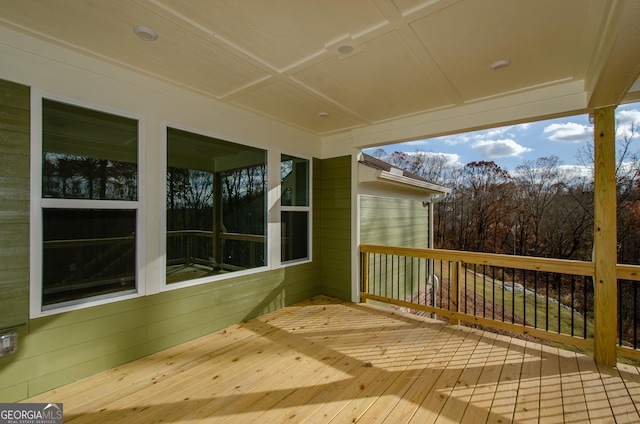 8555 Scenic Ridge Way, Ball Ground, GA 30107 - view of deck