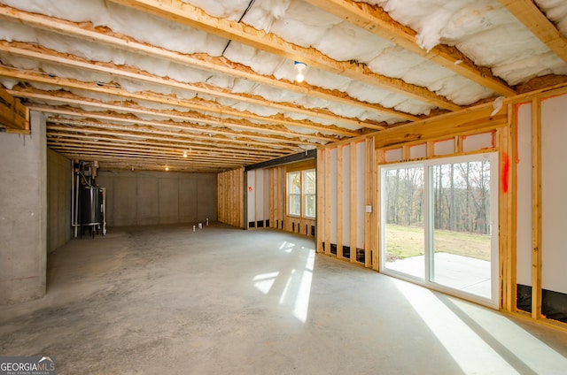 8555 Scenic Ridge Way, Ball Ground, GA 30107 - basement featuring water heater