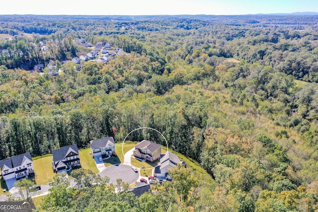 8555 Scenic Ridge Way, Ball Ground, GA 30107 - bird's eye view of a forest