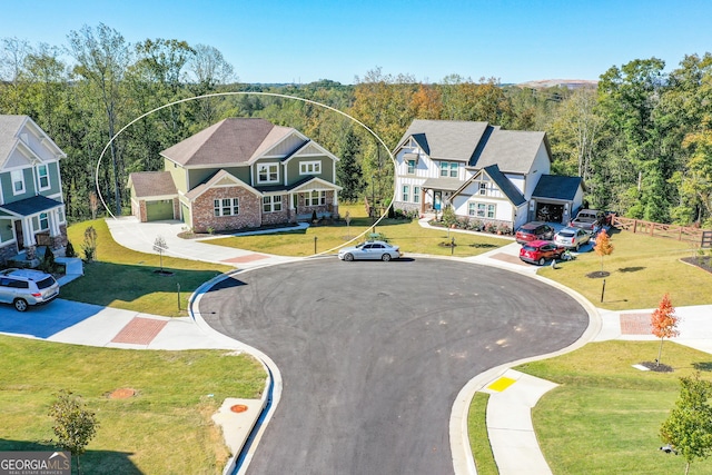 8555 Scenic Ridge Way, Ball Ground, GA 30107 - aerial view of property and surrounding area
