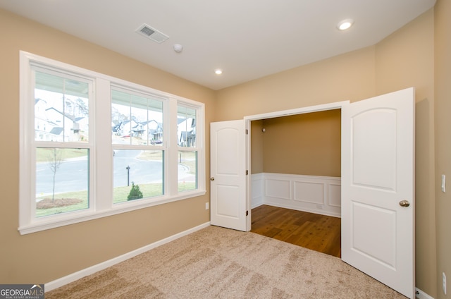 8555 Scenic Ridge Way, Ball Ground, GA 30107 - unfurnished bedroom featuring carpet floors, recessed lighting, and baseboards