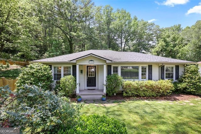 184 Rambo Pl SW, Marietta, GA 30064 - ranch-style house featuring a porch