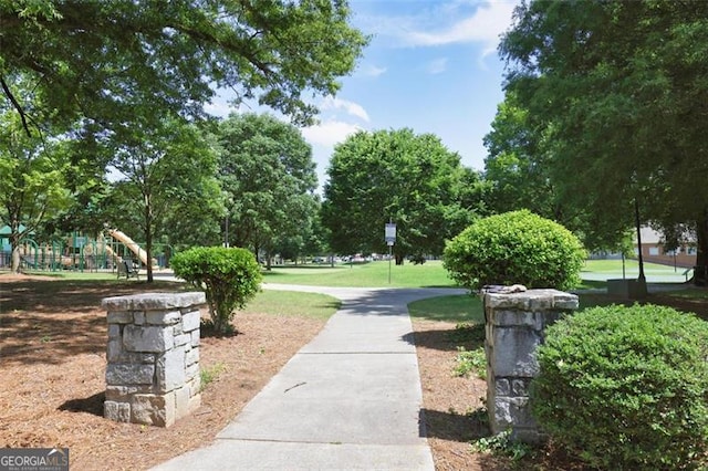 184 Rambo Pl SW, Marietta, GA 30064 - view of home's community with a lawn