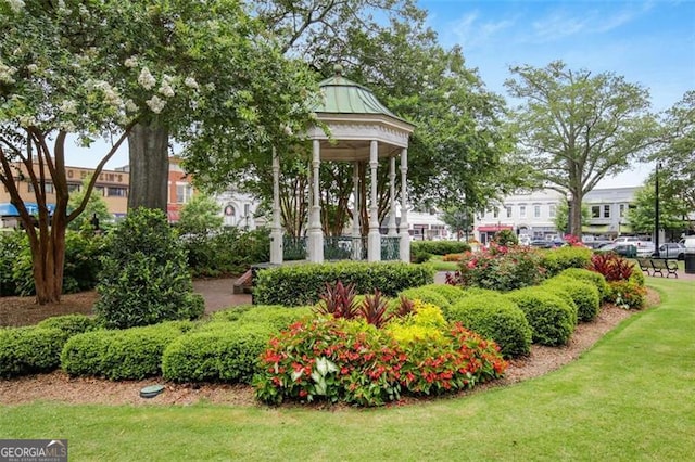 184 Rambo Pl SW, Marietta, GA 30064 - view of property's community with a lawn and a gazebo