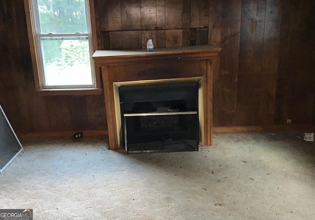 5 Lexington Rd, Carlton, GA 30627 - detailed view of wood walls and a fireplace