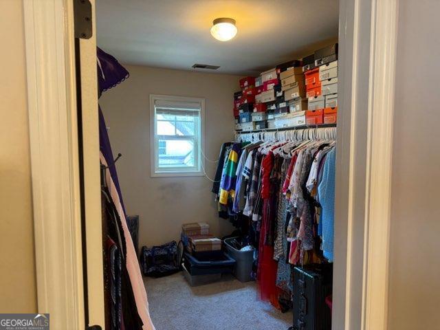 7613 Mockernut Way, Midland, GA 31820 - walk in closet with carpet flooring