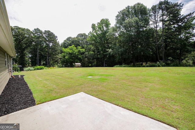 170 Kinsley Way, Statham, GA 30666 - view of green lawn featuring a patio area