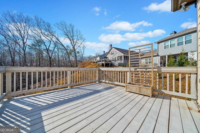 724 Broken Arrow, Waleska, GA 30183 - deck featuring a residential view