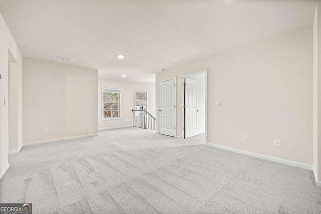 724 Broken Arrow, Waleska, GA 30183 - spare room with carpet, baseboards, and recessed lighting