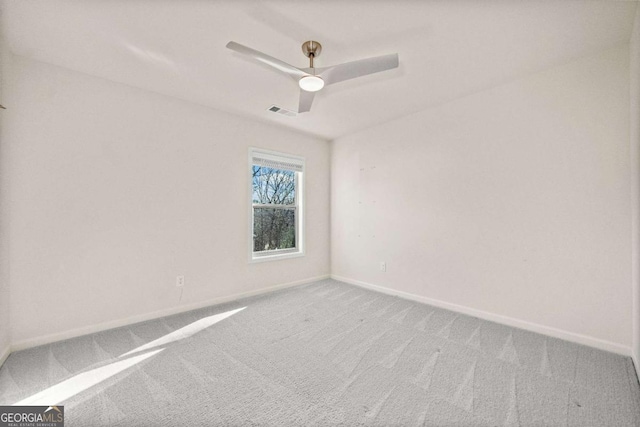 724 Broken Arrow, Waleska, GA 30183 - unfurnished room featuring carpet floors, a ceiling fan, and baseboards