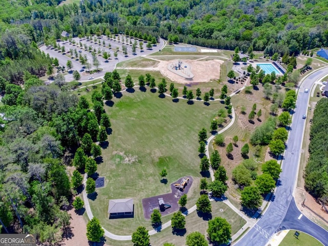724 Broken Arrow, Waleska, GA 30183 - aerial view of a heavily wooded area