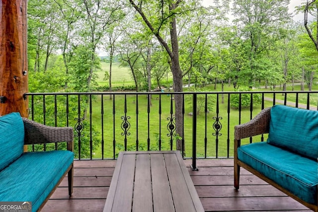 6487 W Old Highway 64 W, Warne, NC 28909 - view of wooden terrace