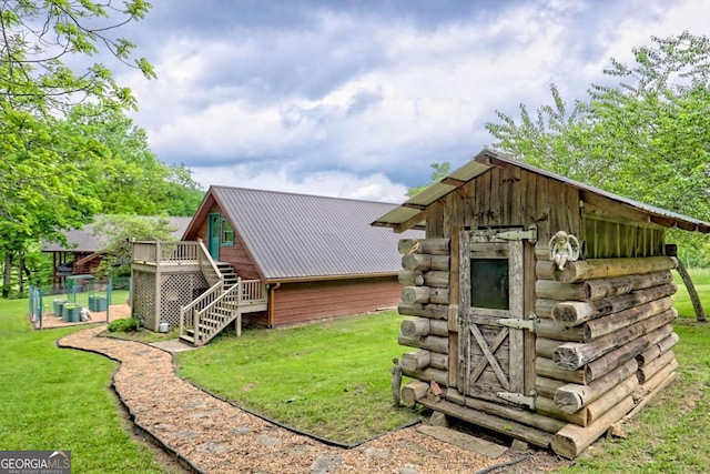 6487 W Old Highway 64 W, Warne, NC 28909 - view of outdoor structure with stairway