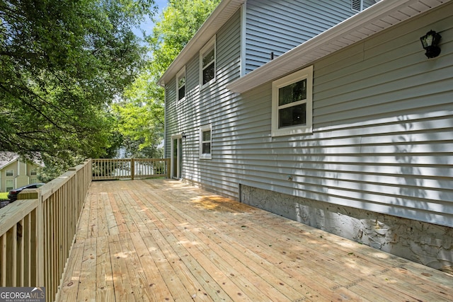 2894 Cushing Ct, Jonesboro, GA 30236 - view of wooden terrace