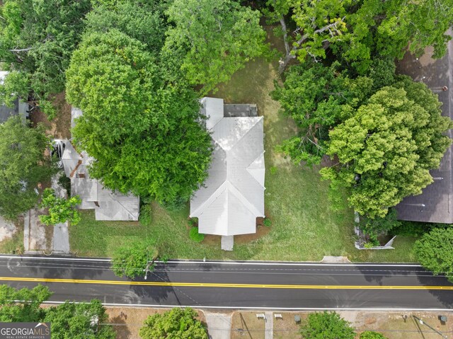 107 S Mulberry St, Statesboro, GA 30458 - drone / aerial view
