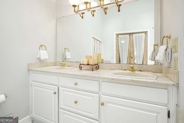 3734 Powers Ferry Rd NW, Atlanta, GA 30342 - bathroom featuring double vanity