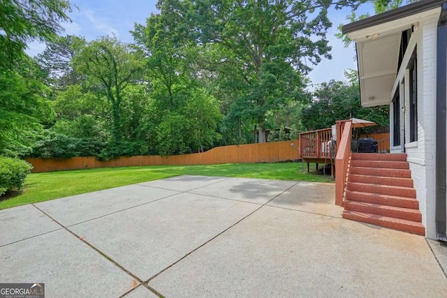 3734 Powers Ferry Rd NW, Atlanta, GA 30342 - view of patio / terrace featuring a wooden deck