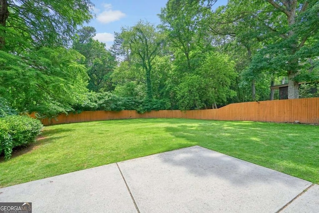 3734 Powers Ferry Rd NW, Atlanta, GA 30342 - view of yard with a patio