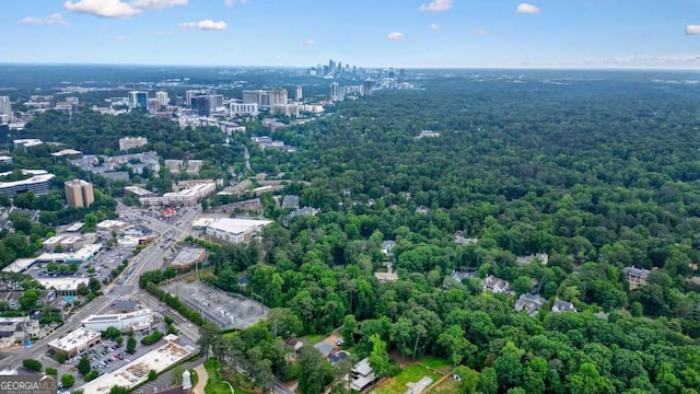 3734 Powers Ferry Rd NW, Atlanta, GA 30342 - aerial view of property and surrounding area with a forest