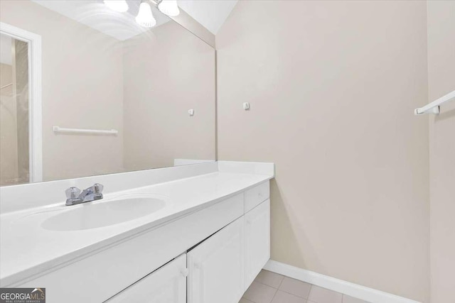 2021 Cockrell Pointe NW, Kennesaw, GA 30152 - bathroom featuring tile patterned flooring, vanity, and baseboards