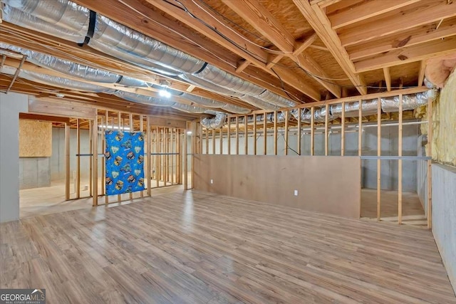 2021 Cockrell Pointe NW, Kennesaw, GA 30152 - unfinished basement featuring wood finished floors