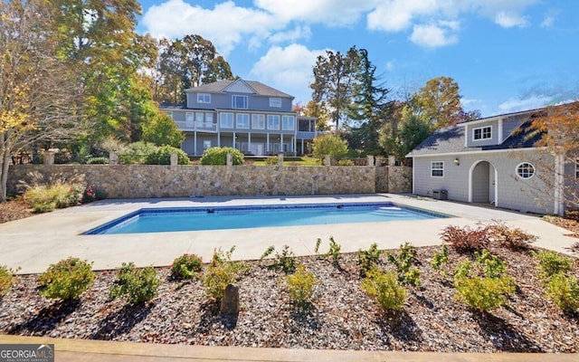 1951 Island View Dr, Hiawassee, GA 30546 - view of swimming pool featuring a patio area