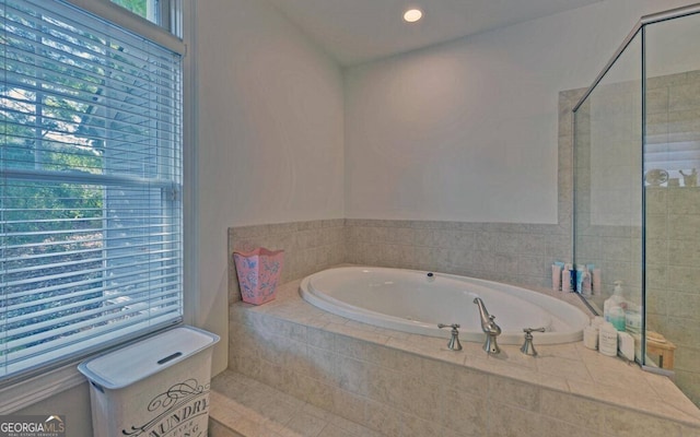 1951 Island View Dr, Hiawassee, GA 30546 - full bath featuring a bath and recessed lighting