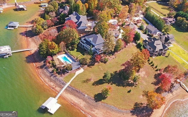 1951 Island View Dr, Hiawassee, GA 30546 - view of property location featuring a nearby body of water and a pool area