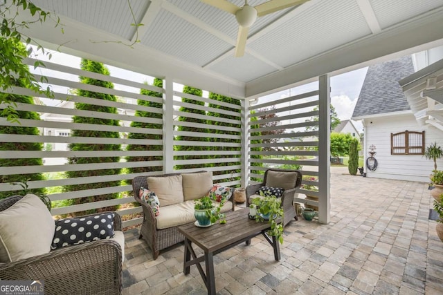 555 Red Bluff Dr, Athens, GA 30607 - view of patio with an outdoor hangout area