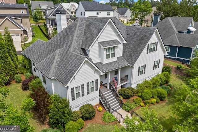 555 Red Bluff Dr, Athens, GA 30607 - aerial perspective of suburban area